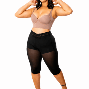 Panty Mi-Jambe Invisible Sans Couture – Gaine Amincissante Silhouette Sculptée