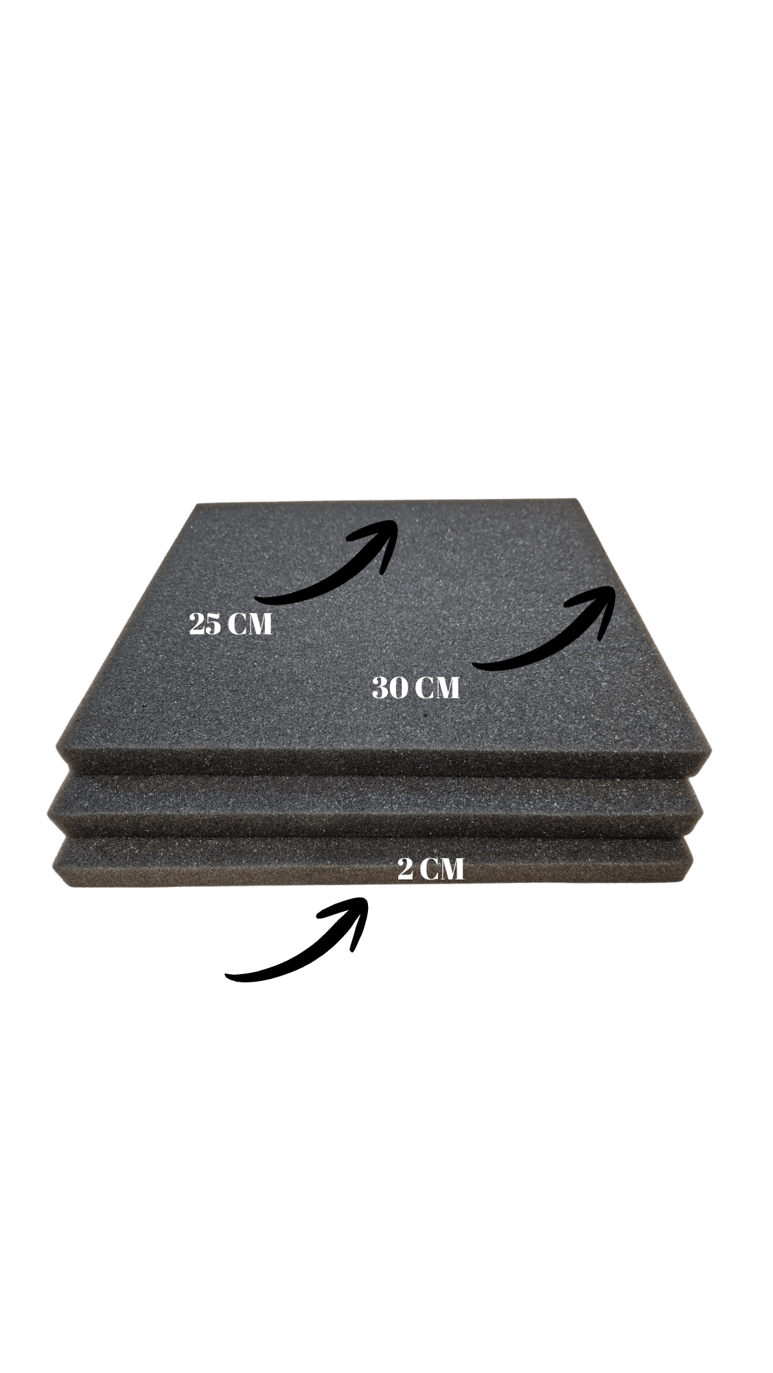 Lipo Foam - Mousse abdominale Post-Opératoire 2x25x30